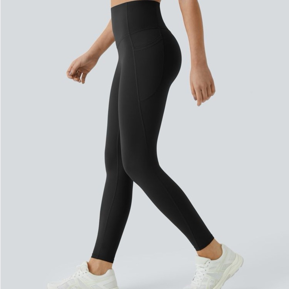 081HO.- HighWaisted Tummy Control Side Pocket Shaping Training UltraSculpt. 7/8
